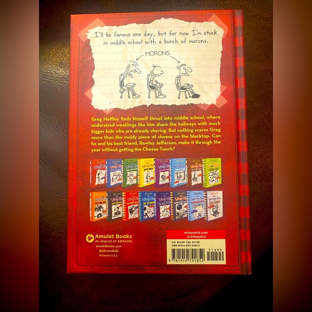NWT - Diary of a Wimpy Kid Volume 1 Kids Book! - Picture 2 of 4